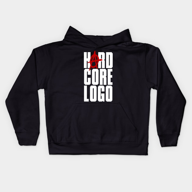 Hard Core Logo Kids Hoodie by blinky2lame